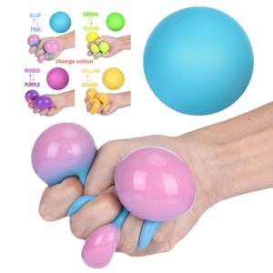 Creative Color Changing Stress <b>Balls</b> Colored Flour <b>Ball</b> <b>Squeeze</b> Decompression Fidget Toy Color Change <b>Ball</b> - Product Image 1