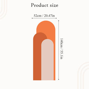 Arte Mural Geométrico Abstracto Moderno, Adhesivos Decorativos de PVC para Pared de Sala de Estar, Decoración del Hogar - Product Image 5