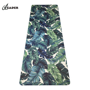 <span class=keywords><strong>Yogamat</strong></span> personnalisé en caoutchouc naturel de 5mm d'épaisseur en cuir PU <span class=keywords><strong>tapis</strong></span> de yoga imprimé tapetes tapetini de yoga <span class=keywords><strong>tapis</strong></span> tappeto tappetino - Product Image 4