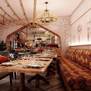 उच्च अंत लक्जरी विंटेज अनुकूलन टेबल बफेट रेस्तरां इंटीरियर डिजाइन फर्नीचर बिक्री रेस्तरां दुकान सजावट टेबल - Product Image 6