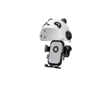 Work Record Panda Helmet Phone Holder ABS Waterproof Sunshade <b>Cycling</b> <b>Stand</b> for Electric Bike Motorcycle Navigation - Product Image 2