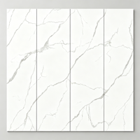 Carreaux de sol en porcelaine 800x2600x9mm, surface brillante, blanc ordinaire, pour salon, imperméables, écologiques, imitation brique murale