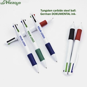 Stylo à bille multicolore 4 en <span class=keywords><strong>1</strong></span> personnalisé avec logo, stylo à bille en plastique à clic, 4 couleurs - Product Image 5