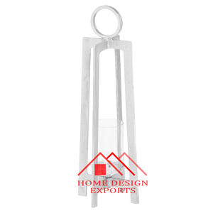 Linterna de vela de aluminio moderna de nuevo diseño 2025, superventas, linterna de vela de pie fundida de bajo precio para decoración de boda - Product Image 1