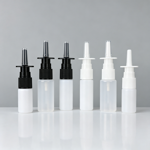 Botella de Plástico Cilíndrica de HDPE Blanca Sellada de 10ml, 15ml, 20ml con Tapa de Rosca, Dispensador de Líquido Cosmético, Impresión Serigráfica - Product Image 5