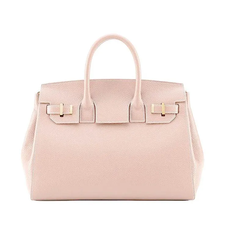 New Arrival Solid Color Women's PU Leather Shoulder Bag Hand Bag for Women Tote Bag Handbags