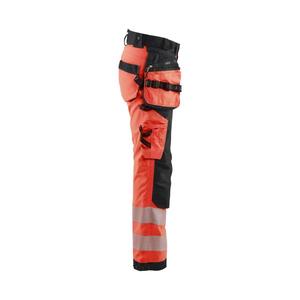 BLAKLADER - 711825135599D21 Pantalon softshell haute visibilité pour femme Rouge/Noir-EAN 7330509878248 HI-VIS WORKWEAR - Product Image 3