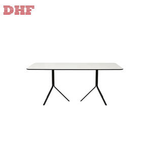 DHF Dello Spazio di Alta Qualità Risparmio Energetico Rotonda e Rotante In Acciaio Inox a buon mercato <span class=keywords><strong>Set</strong></span> Tavolo Da Pranzo Moderna - Product Image 2