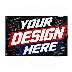 Your Own Text/Photo Design for Indoor Outdoor Promotional Business Advertising Event Gifts 3X5 Ft Custom Logo <b>Flag</b> - Product Image 1