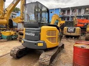 VENTE FLASH Mini-excavatrice Komatsu PC55MR-3 d'occasion, moteur diesel, excellent état, pompes puissantes, forte force de creusement, origine japonaise, prête à l'emploi - Product Image 4