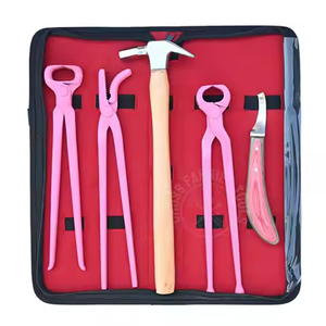 Professional Farrier Tools <b>Kit</b> Durable Horse Hoof Care Tool Set with Hoof Nipper Rasp Knife Hammer for Trimming Hoof Care - Product Image 6