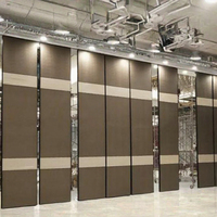 Mur coulissant d'usine, cloison pliante et séparateur de pièce, cloison acoustique mobile pliante