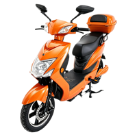 Pabrik Y4-XLY Grosir Skuter Listrik Brushless 600W 48V/60V/72V 20Ah Sepeda Motor Listrik Dewasa Ban Vakum 35km/jam E Moped