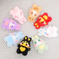 Porte-clés personnalisé en peluche super douce en coton PP brodé, mini lapin en peluche, 5 cm-20 cm