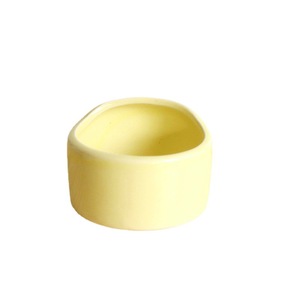 Grosir grosir ramah lingkungan keramik Solid bulat mangkuk anjing mangkuk ganda tahan air IPX5 untuk anjing Model 2716 - Product Image 5