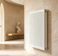 Radiateur mural moderne en acier Saint Lawrence, personnalisable, pour systèmes de chauffage hydronique de salon