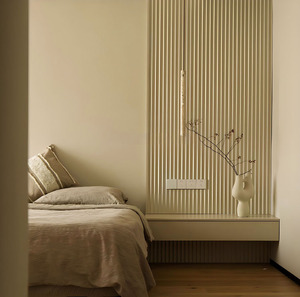 Decoración de Pared Interior Moderna, Revestimiento de Pared de <span class=keywords><strong>PVC</strong></span> Resistente a la Humedad, Panel de Pared con Ranuras Verticales y Superficie Estampada - Product Image 4
