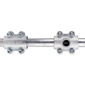 SOPORTE DE DERIVACIÓN DE HIERRO FUNDIDO-2 \ "X 1 \" Hierro maleable Chapado en zinc Roscas BSPP NPT JIS Cabezal de caja de pegamento de zinc de plástico galvanizado - Product Image 4