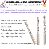 Banc Marque Contre Monde Première Classe Marque Chine Baolifeng GSD Série 5D Fraise En Carbure De Tungstène pour Le Traitement De L'acier Inoxydable