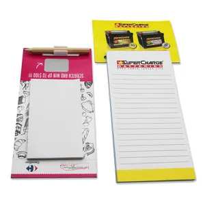 Custom Paper To Do List Fridge Sticky Notes Magnet Dl Size Notepads With Fridge Magnet With Logo