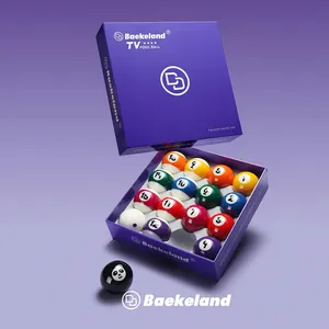 Ensemble complet <span class=keywords><strong>de</strong></span> 16 billes <span class=keywords><strong>de</strong></span> billard en résine Baekeland originale <span class=keywords><strong>de</strong></span> qualité supérieure, 57,2 mm (2-1/4 po), édition Panda - Product Image 3