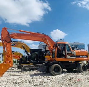 En stock Excavatrice DH210W-7 Doosan d'occasion Excavatrice hydraulique à DH210W-7 roues Doosan en vente - Product Image 5