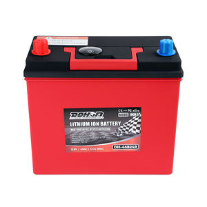 Batterie au lithium pour voiture, lifepo4, 12.8v, 46B24R, groupe 51, batterie <span class=keywords><strong>rechargeable</strong></span> pour voiture <span class=keywords><strong>hybride</strong></span>, voiturette de Golf - Product Image 3