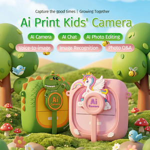 Mini Câmera de Impressão <span class=keywords><strong>Instant</strong></span>ânea para Crianças com Sensor CMOS e Filtro, Impressão em Papel de Vídeo 1080P e Tela para Fotos, Brinquedo para Toddlers - Product Image 2