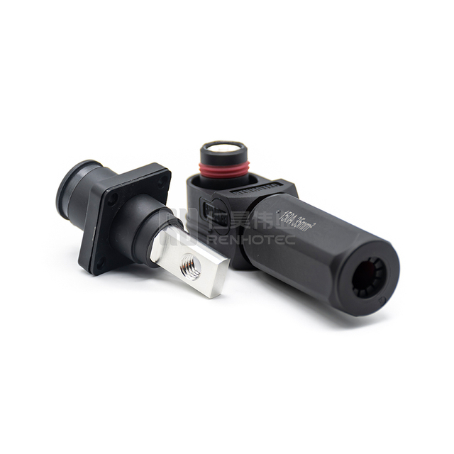 Amphenol Connector Plus Right Angle Plug High Current 60A 100A 120A Battery Storage Connector