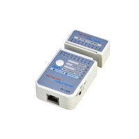 Probador de Cables de Red LE-tl468 con Escaneo Automático RJ45 UTP STP USB RJ11, Pantalla LCD Modular, LAN Cableada/Inalámbrica, 1 Año de Garantía