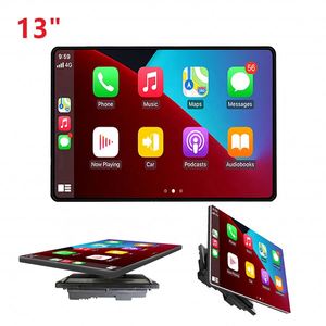 Autoradio 13 pouces à écran tactile, lecteur multimédia Android, écran rotatif, Carplay 2k Qled TS18, autoradio - Product Image 1