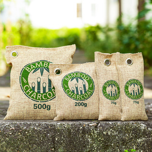 Auto armadi bagni aree per animali domestici utilizzare assorbitore di odori di carbone di bambù sacchetto di purificazione dell'aria naturale 75g 200g 500g eliminatore di odori gratuito - Product Image 5