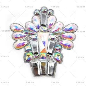 Nuovi costumi di carnevale reggiseno slip cintura <span class=keywords><strong>braccio</strong></span> appliques pezzi decorativi in ferro su pietra in resina - Product Image 4