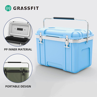 Glacière à Glace Portable 26L 28QT PU Étanche Hielera Haute Capacité Refroidisseur Dur Extérieur Isolé