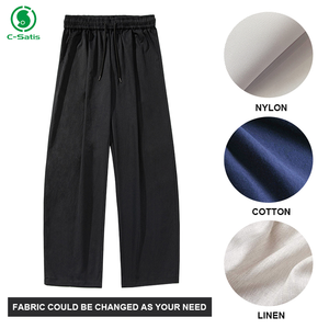 <span class=keywords><strong>Pantalon</strong></span> chino décontracté pour <span class=keywords><strong>homme</strong></span>, style japonais ample, <span class=keywords><strong>plissé</strong></span>, jambes larges, <span class=keywords><strong>pantalon</strong></span> tendance pour la randonnée quotidienne - Product Image 6