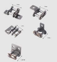 Cadena de Placas de Transmisión Industrial de Una o Dos Filas, Placa Recta, Rodillo de Correa, Cadena Irregular, Venta al por Mayor del Fabricante