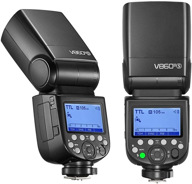 Godox V860iii-s Ttl High-speed Sync 1/8000s Camera Flash Speedlite,2.4g Gn60 Li-ion Battery Speedlight With 10 Level Dimmable