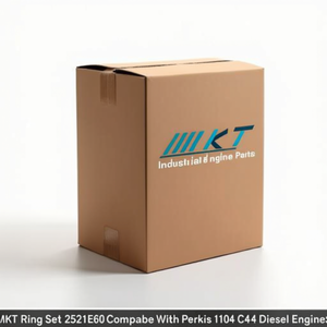 Ensemble de segments de piston MKT 2521E606 compatible avec le moteur diesel Perkins 1104 C4.4 - Product Image 2