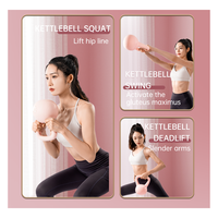 CooSport Fitness Entraînements Personnalisés Compétition Unisexe Musculation Haltères Colorés Kettlebells en PVC Souple Réglables Écologiques