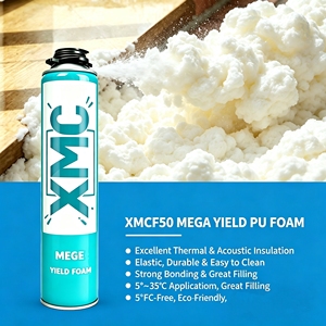 <span class=keywords><strong>Mousse</strong></span> de polyuréthane en spray à haut rendement et couverture efficace pour le remplissage des fissures dans les murs et les sols, durcissement rapide, étanchéité pour les travaux de construction - Product Image 1