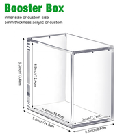 Boîte de protection et de présentation pour cartes Elite Trainer Box en acrylique, avec aimants puissants, résistance UV 99%, épaisseur 5/8mm