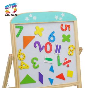 Papan Puzzle Gambar Kayu Magnetik untuk Balita-Mainan Edukasi Dua Sisi Huruf Angka Stempel Gambar <span class=keywords><strong>3</strong></span>-10 Tahun - Product Image 4