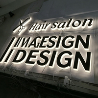 Enseigne personnalisée pour hôtel, enseigne lumineuse à lettres LED, enseigne de logo pour entrée de complexe hôtelier, signalétique extérieure pour l'hôtellerie, enseignes personnalisées pour bâtiments