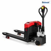 Transpalette Électrique Neuf, Chariot Élévateur Hydraulique Électrique Portable, Chariot à Palettes Manuel, Chariot Élévateur à Palettes Électrique avec Balance, Certifié CE
