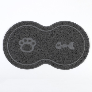 Tapete de PVC <span class=keywords><strong>para</strong></span> <span class=keywords><strong>Gatos</strong></span>, Diseño Ovalado, Antiarena, Evita que la Arena se Escaquele, Antiadherente, Protege las Patas - Product Image 1