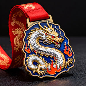 Médailles de course de football Medallion, médailles de danse pour enfants, médailles de remise de diplôme, médailles de gymnastique miraculeuses, médailles personnalisées avec ruban - Product Image 2