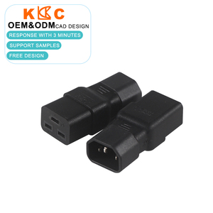 สายไฟ KC-017 IEC C14 ถึง C19 ทองแดงแท้ 100% ผลิตจาก PVC ได้มาตรฐาน RoHS สำหรับเซิร์ฟเวอร์ PDU ชุดจ่ายไฟ - Product Image 3