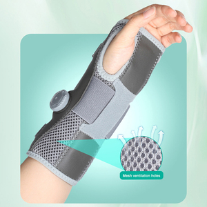 Attelle de poignet réglable et respirante, stabilisateur pour <span class=keywords><strong>syndrome</strong></span> du canal carpien, protection du poignet pour le soutien et le soulagement de la douleur - Product Image 4