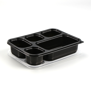 Hộp Đựng Cơm Trưa Mang Về Dùng Một Lần An Toàn Cho Lò Vi Sóng Hộp Đựng Thức Ăn Bằng Nhựa Pp <span class=keywords><strong>5</strong></span> Ngăn - Product Image 5