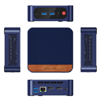 Mini PC Intel N150 CPU 8GB 16GB DDR4 RAM M.2 SATA SSD Bajo Consumo Mini PC de Escritorio Servidor Doméstico 24/7 para Windows 11 Pro / Linux